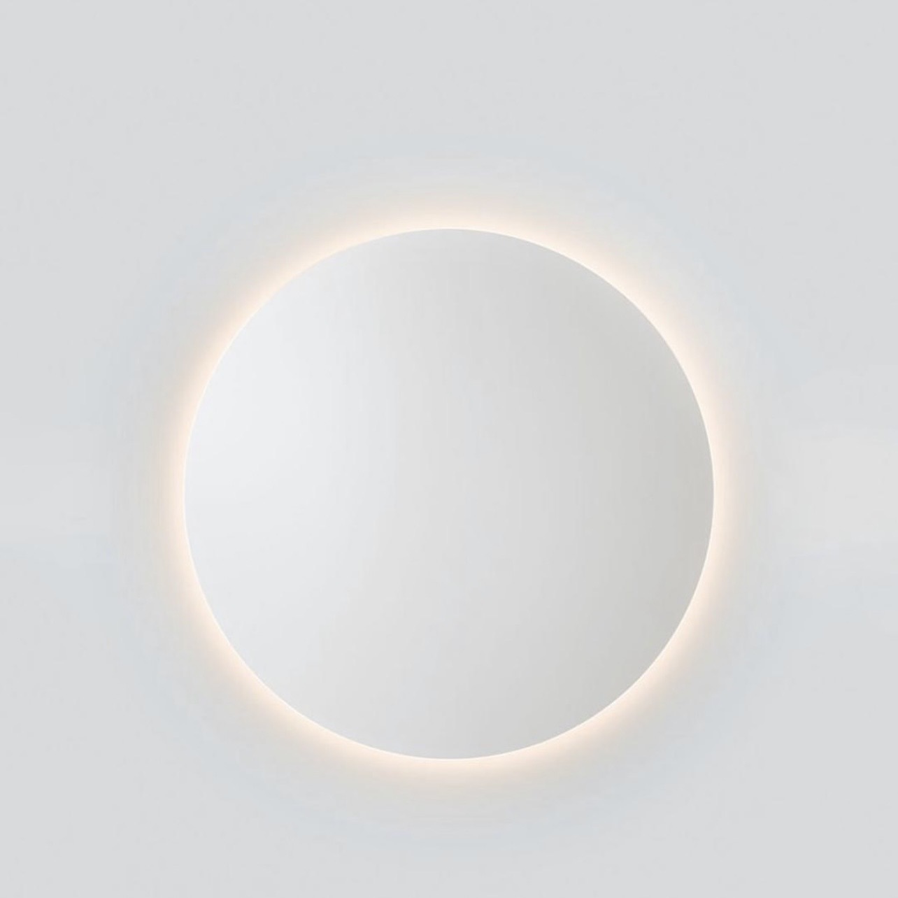 Minimal circular indirect wall light